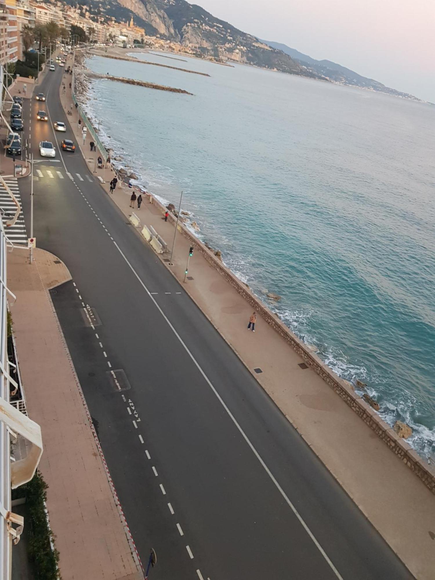 Menton Front Bord De Mer Cote D'Azur Florentina Sea View French Riviera Proche Monaco Montecarlo Superb Studio Exterior foto